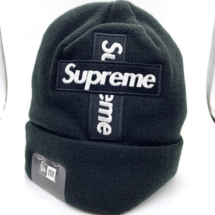 SUPREME シュプリーム 20AW New Era ニューエラ Cross Box Logo Beanie クロスボックスロゴ ビーニー ブラック 福生店