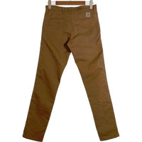 Carhartt WIP カーハートワークインプログレス SID PANT シドパンツ チノ スリムストレート ブラウン I003367.HZ Size 30×32 福生店