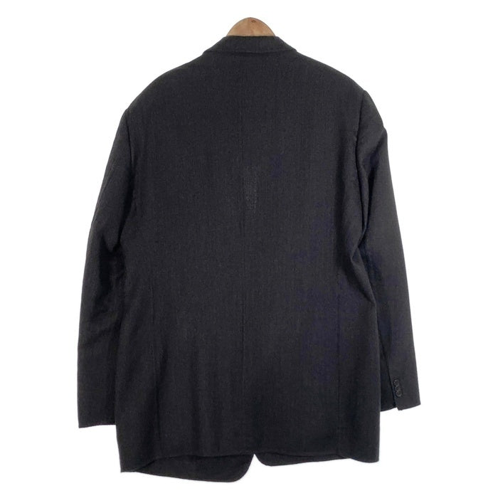 GIORGIO ARMANI ジョルジオアルマーニ CLASSICO ウール 3B テーラードジャケット グレー Size 48 福生店
