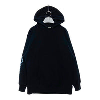 Hide&Seek ハイドアンドシーク 30th Hooded Sweat Shirt プルオーバースウェットパーカー ブラック ブルー HC-090425 Size L 瑞穂店