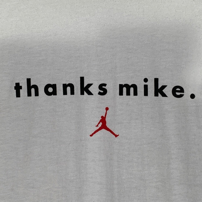 90~00's NIKE ナイキ thanks mike. マイケルジョーダン プリントTシャツ ホワイト メキシコ製 Size XL 福生店