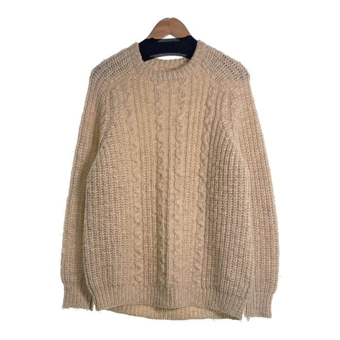 70's~80's Alan Paine アラン ペイン アラン ニットセーター ケーブルニット アイボリー イングランド製 Size 46 福生店