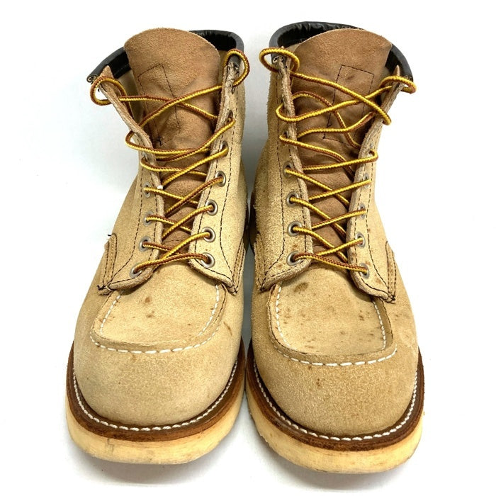 RED WING 8173 6-inch Classic Moc 08年 アイリッシュセッター ラフアウト ブーツ ベージュ sizeUS8.5 瑞穂店