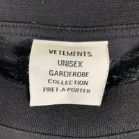 VETEMENTS ヴェトモン Eiffel Tower Logo T-Shirt エッフェル塔 ロゴプリント Tシャツ ブラック UA53TR250B Size S 福生店
