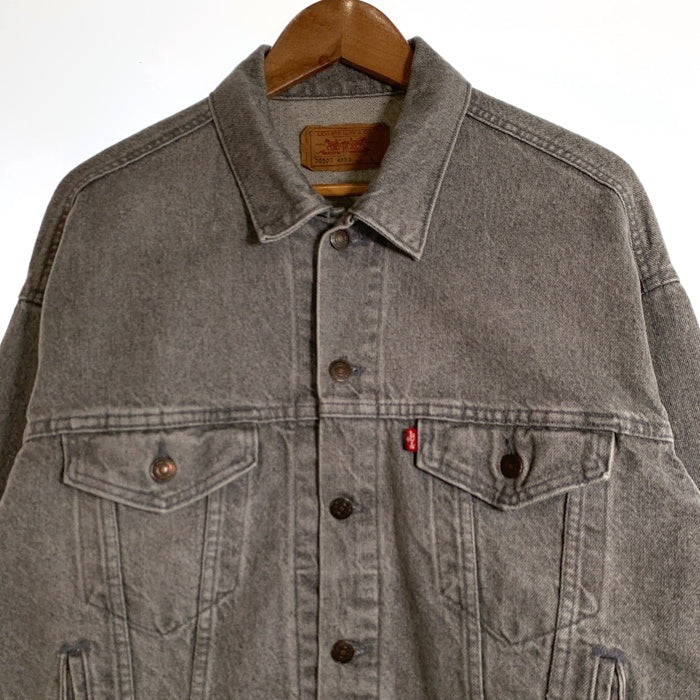 80's Levi's リーバイス 70507-4853 デニム トラッカージャケット グレー USA製 89年 Size L 福生店