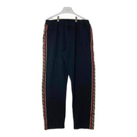 FENDI フェンディ FB0496 A6TH ズッカ柄 ストライプ トラックパンツ ブラック size52 瑞穂店
