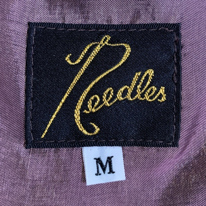 Needles ニードルズ 23SS CLASSIC SHIRT ポリエステル レーヨン オープンカラーシャツ 半袖 アブストラクト イエロー MR139 Size M 福生店