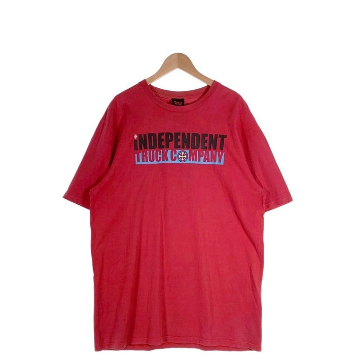 00's INDEPENDENT インデペンデント プリントTシャツ レッド アイアンクロス Size XXL 福生店