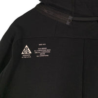 NIKE ACG ナイキエーシージー 18SS COMPONENT FLEECE TOP プルオーバーパーカー 5分袖 ブラック AJ2760-010 Size L 福生店