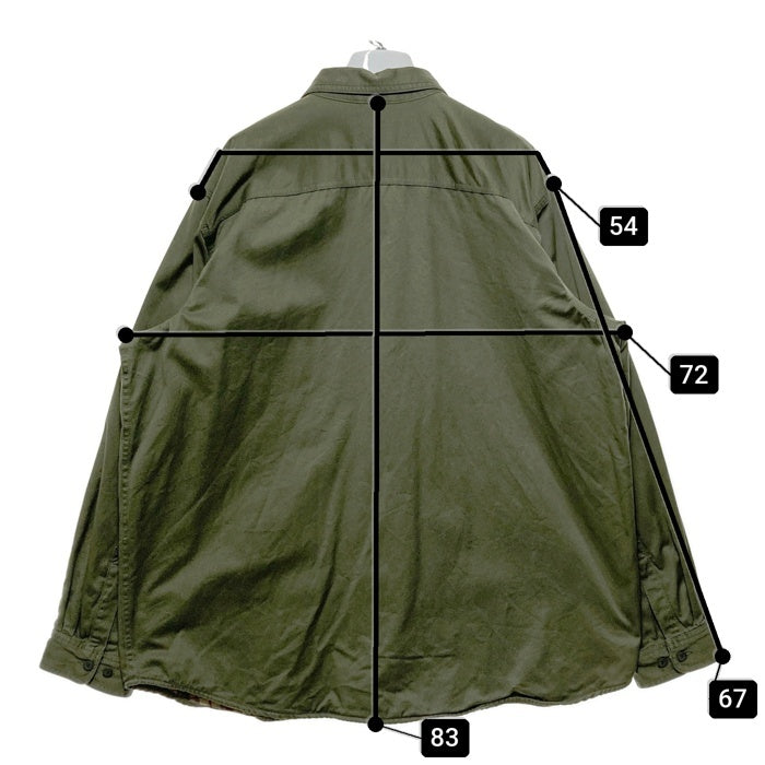 L.L.Bean エルエルビーン 298205 ハリケーンシャツ カーキ sizeXL 瑞穂店