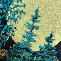 SANTEE サンティー 90s オオカミ柄 アニマル スウェットトレーナー USA製 ブラック sizeM 瑞穂店