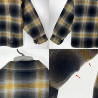PENDLETON ペンドルトン ニコアンド別注 ZIP CPOジャケット ブラウン×イエロー sizeL 瑞穂店