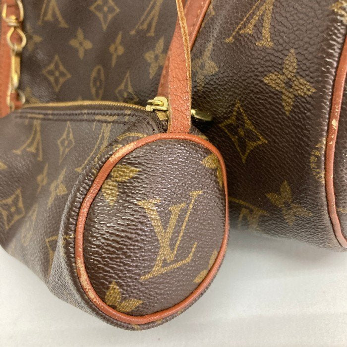 LOUIS VUITTON ルイヴィトン モノグラム パピヨン30 旧型 M51365 ハンドバッグ ポーチ付き ブラウン 瑞穂店