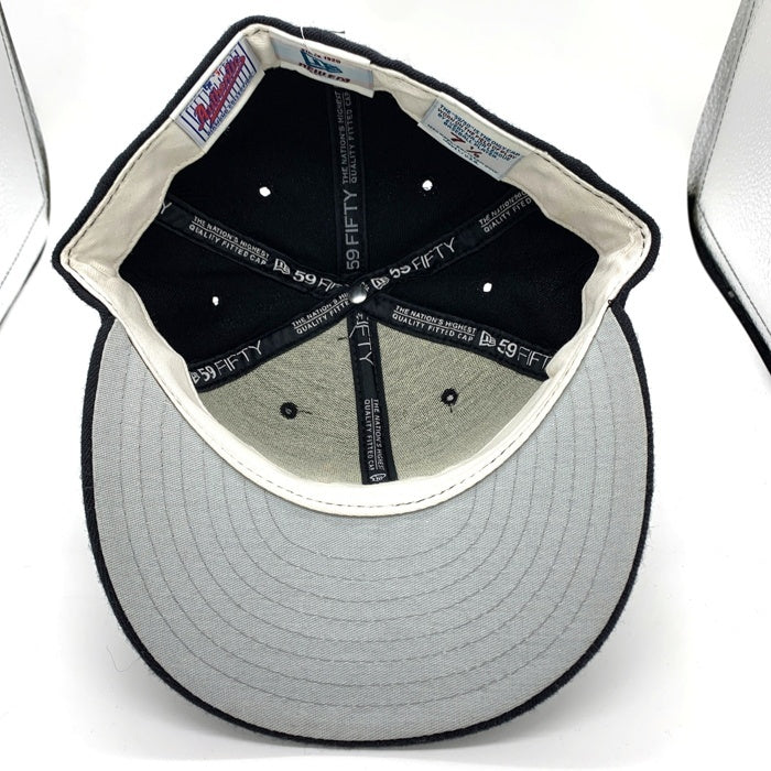 90's New Era ニューエラ 59FIFTY MLB ニューヨーク・メッツ ウールベースボールキャップ ブラック USA製 Size 7 1/8 (56.8cm) 福生店