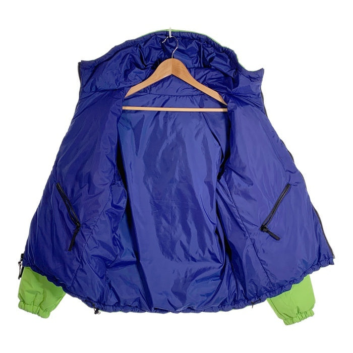 B&Y UNITED ARROWS ユナイテッドアローズ リバーシブル 90s パデッド フーディアウター ライム/ブルー 1225-115-0067 Size M 福生店