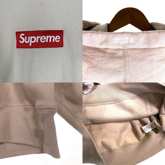 SUPREME シュプリーム FW24 Box Logo Hooded Sweatshirt ボックスロゴ フーデッド スウェットシャツ プルオーバー パーカー フーディー STONE ストーン ベージュ カナダ製 Size XL 福生店
