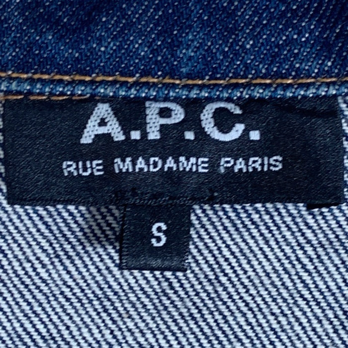 A.P.C. アーペーセー デニムジャケット インディゴ マカオ製 Size S 福生店