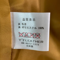 Y'2 LEATHER ワイツーレザー ウエスタンシャツ ライトイエロー size42 瑞穂店