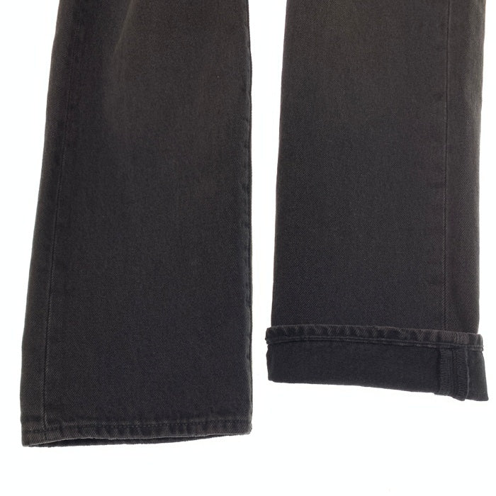 Levi's PREMIUM リーバイス プレミアム EDIFICE エディフィス別注 501 BIGE ブラックデニム テーパードパンツ A6738-0000 Size 30×28 福生店