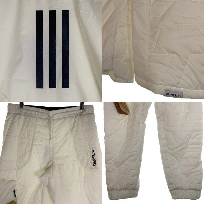 adidas アディダス Terrex Myshelter Primaloft Hooded Jacket Pants プリマロフト ジャケット パンツ セット ホワイト GQ3697 Size 2XO 福生店