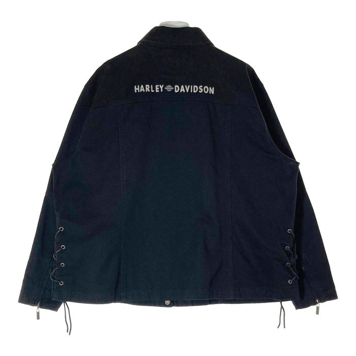 HARLEY DAVIDSON ハーレーダビッドソン コットン ジャケット ブラック size- 瑞穂店