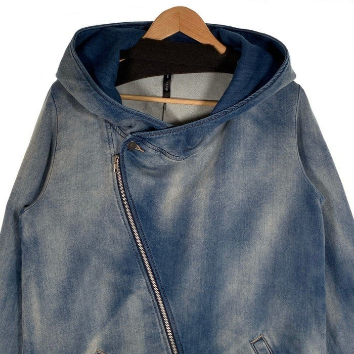 glamb グラム 15AW スウェットデニム ジップアップパーカー ダブル インディゴ GB15WT/JKT03 Size 4 福生店