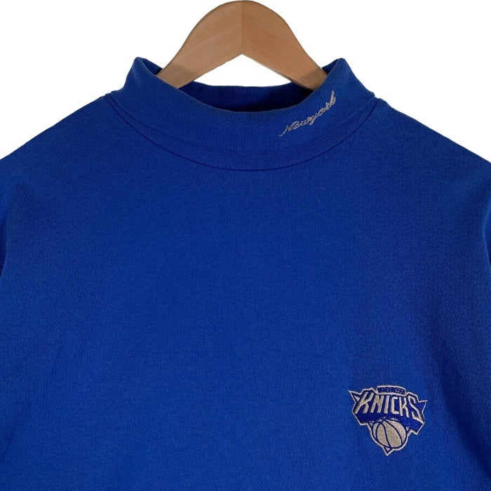 WIND AND SEA ウィンダンシー NBA New York Knicks ニューヨークニックス タートルネック ロングスリーブTシャツ ブルー Size L 福生店