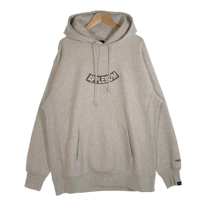 APPLEBUM アップルバム RAIDBACK プリント プルオーバースウェットパーカー アッシュグレー Size XXL 福生店