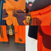 SUPREME シュプリーム 20AW RefrigiWear Insulated Iron-Tuff Vest リフレッジウェア インスレイトアイアンタフベスト 中綿 オレンジ Size M 瑞穂店