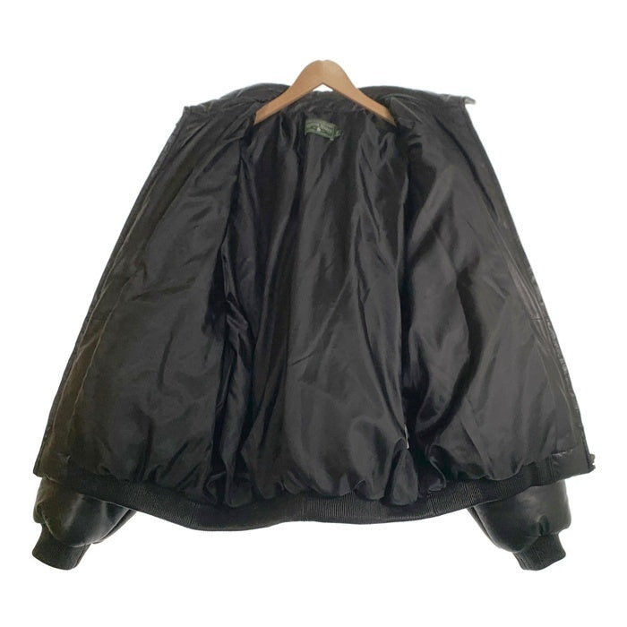 DENIM TEARS デニムティアーズ LAMB LEATHER JACKET ラムレザー ジャケット ブラック 2XL 福生店