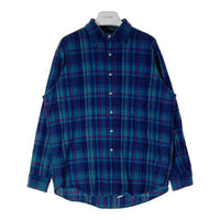 PENDLETON ペンドルトン 70's USA製 チェック ウールシャツ ネイビー×パープル sizeL 瑞穂店