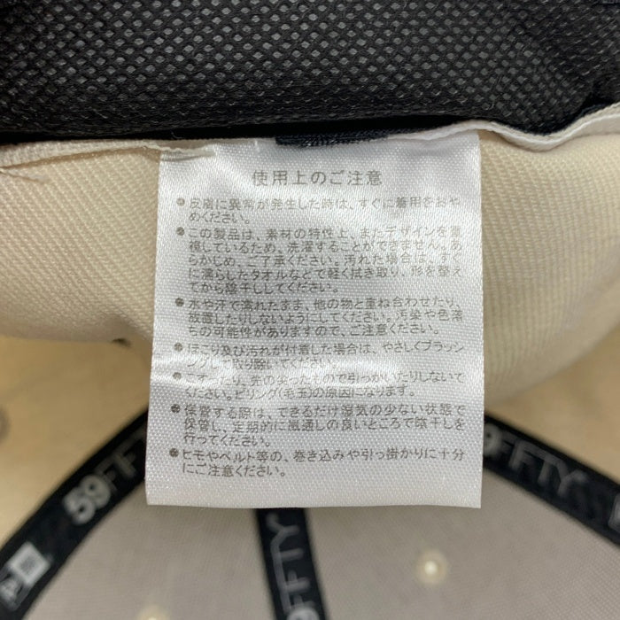 NEWERA ニューエラ THE CAPS ザ キャップス  蓄光 WILD TERROR Chicago Cubs シカゴ カブス 59FIFTY ベースボールキャップ ベージュ ブラウン Size 7 1/2 (59.6cm) 福生店