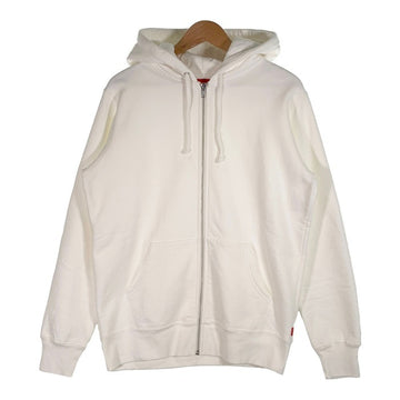 SUPREME シュプリーム 16AW Old English Hood Logo Zip Up Sweat オールドイングリッシュ フードロゴ ジップアップスウェットパーカー ホワイト Size M 福生店