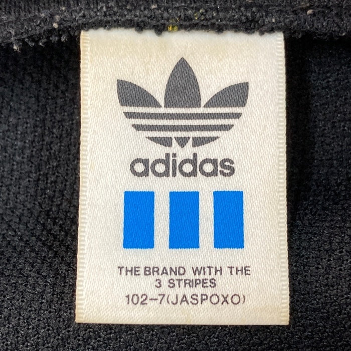 adidas アディダス 90's デサント社製 トラックジャケット ブラック sizeXO※フロントダメージ有 瑞穂店