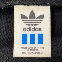 adidas アディダス 90's デサント社製 トラックジャケット ブラック sizeXO※フロントダメージ有 瑞穂店