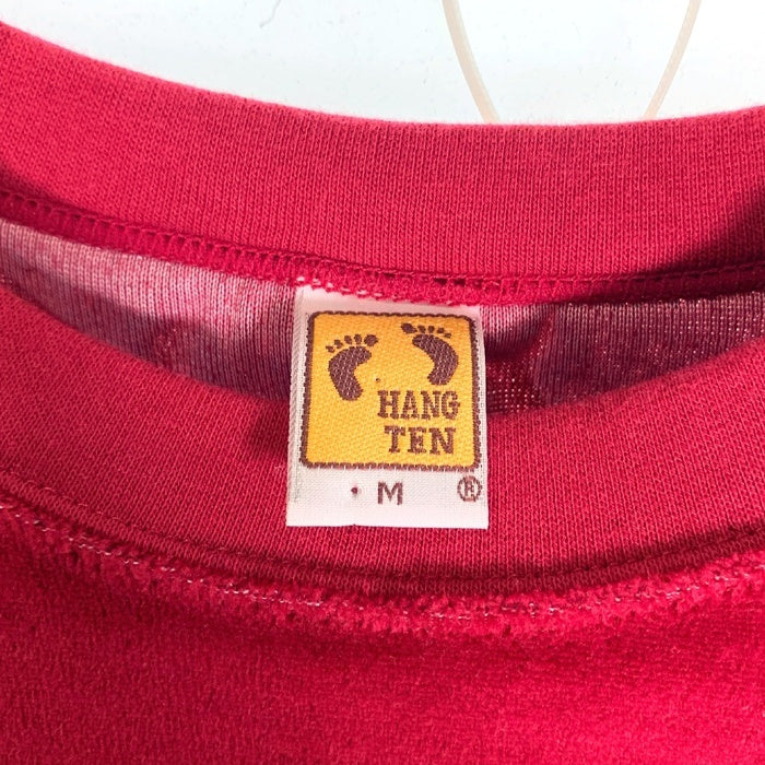 HANG TEN ハンテン ベロア ボーダーTシャツ マルチカラー 日本製 Size M 福生店