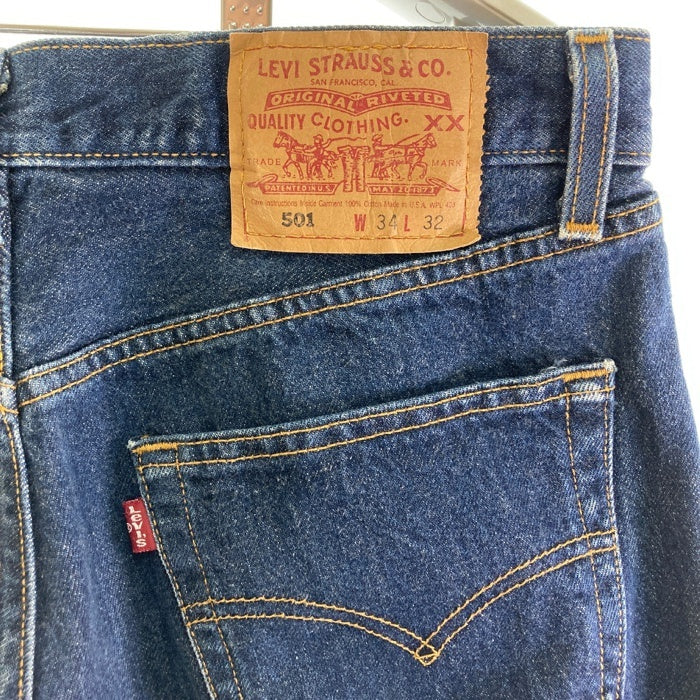 Levi's リーバイス 501 ボタン裏553 90s USA製 デニムパンツ インディゴ sizeW34 瑞穂店