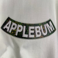 APPLEBUM アップルバム CRSB WORM T-SHIRT フロントワッペン Tシャツ ホワイト Size L 福生店