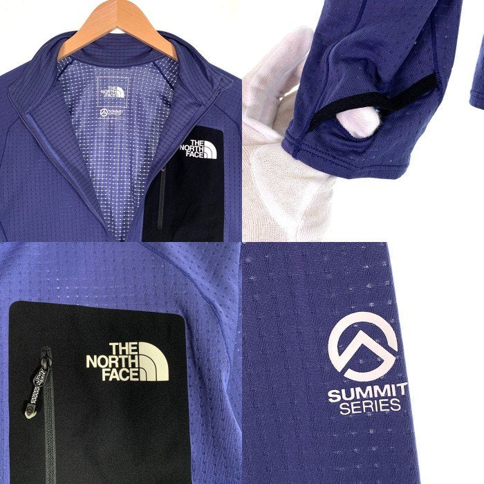 THE NORTH FACE ノースフェイス Expedition Dry Dot Zip High エクスペディション ドライドットジップハイ 長袖 Tシャツ ロンT ケイブブルー NT12122 Size L 福生店