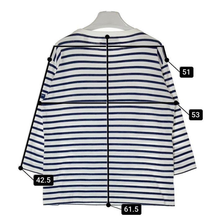 JUNYA WATANABE COMME des GARCONS MAN ジュンヤワタナベ コムデギャルソンマン WQ-T019 SAINT JAMES セントジェームス パッチーワーク ボーダー カットソー ホワイト sizeM 瑞穂店