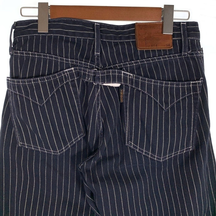 VANSON Leathers ヴァンソン レザース ストライプ デニム パンツ ブルー Size 31 福生店