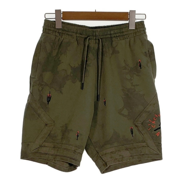Jordan ジョーダン TRAVIS SCOTT トラヴィススコット WASH SUEDE SHORTS ウォッシュスウェードショーツ ショートパンツ オリーブ CN3425-222 Size XS 福生店