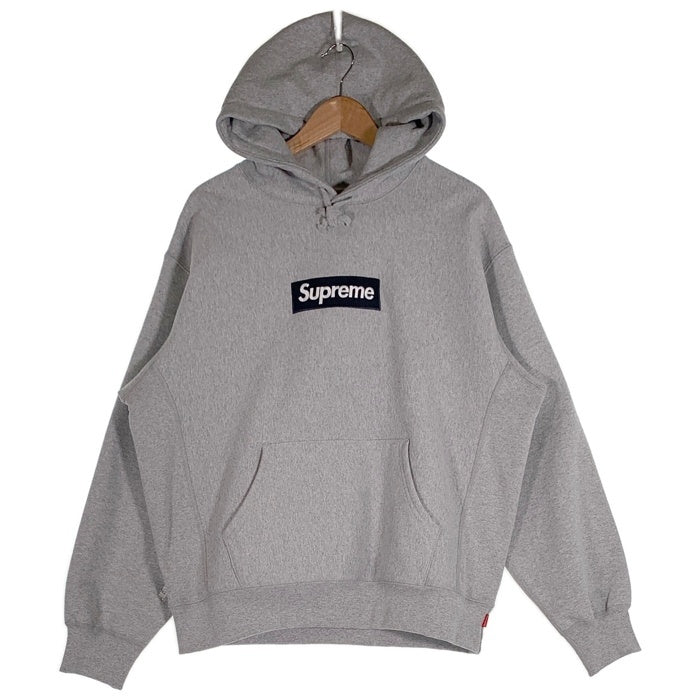 SUPREME シュプリーム 25AW Box Logo Hooded Sweatshirt ボックスロゴ プルオーバースウェットパーカー フーディー グレー Size M 福生店