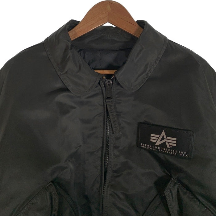 ALPHA アルファ CWU-45/P ナイロン フライトジャケット オリーブ 8405-00-1001-1519 USA製 Size XL 福生店