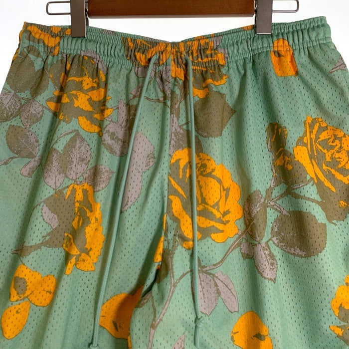 NIKE ナイキ Drifit Shorts メッシュ ショーツ ハーフ パンツ グリーン イエロー FJ1651-308 Size XL 福生店