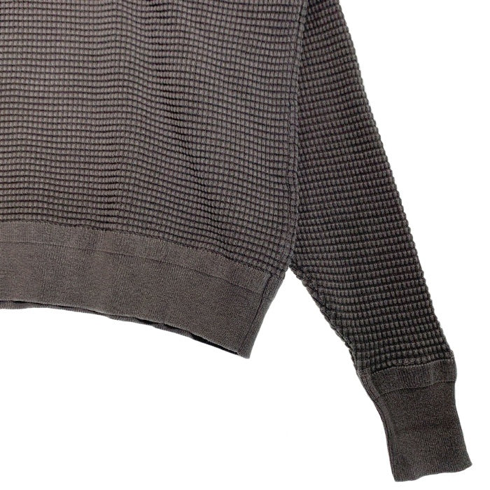 DESCENDANT ディセンダント ワッフル サーマルカットソー グレー Size 3 福生店