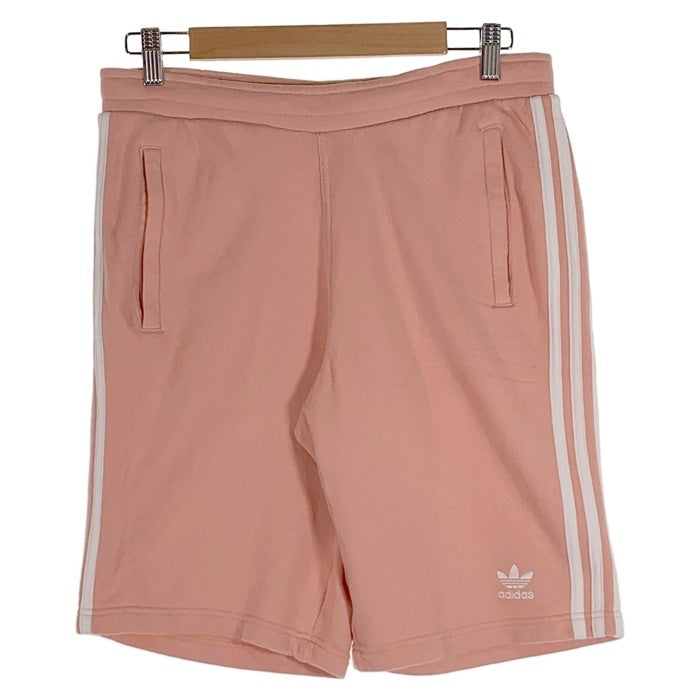 adidas アディダス SST SHORTS スリープストライプ ショートパンツ コットン ピンク CW2440 Size JP M 福生店