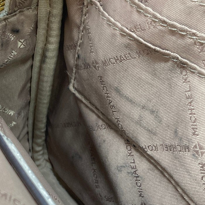 MICHAEL KORS マイケルコース チェーン ショルダーバッグ ダブルファスナー オフホワイト 瑞穂店