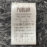 MARY QUANT マリークワント PUBLUX パブリュクス シャギーカーディガン グレー sizeF 瑞穂店