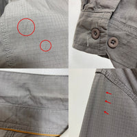 Carhartt カーハート リップストップ ワークシャツ グレー sixeXL 瑞穂店